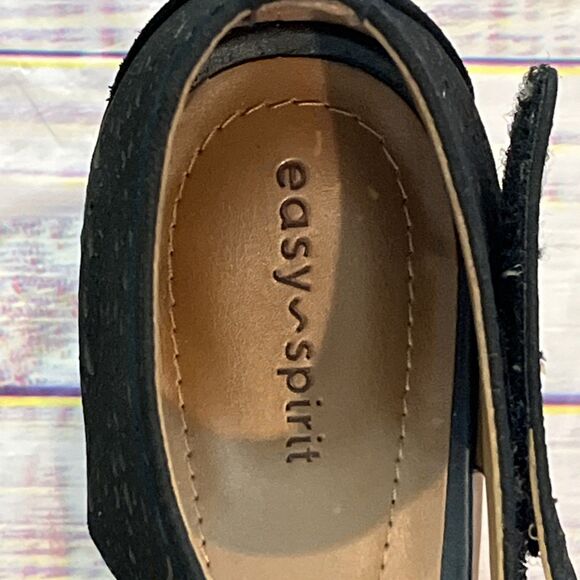 Easy Spirit Cindie Mary Jane Heels Black Shoes Size 9.5 Narrow - Picture 3 of 6